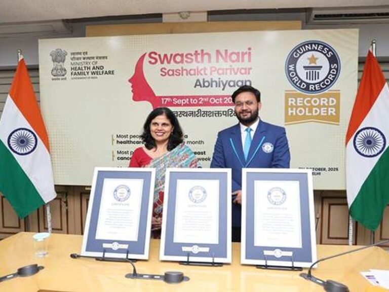 India smashes health record trifecta