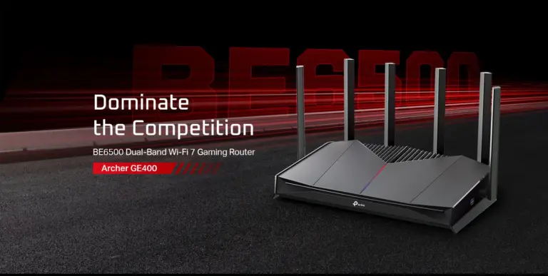 TP-Link launches Archer GE400 Wi-Fi 7 gaming router