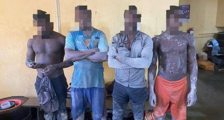 Three remanded, minor granted bail in mining case