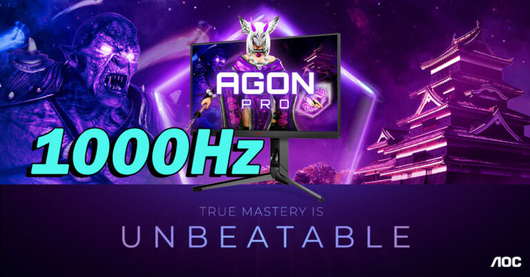 AOC pushes pointless 1000Hz monitor for gamers