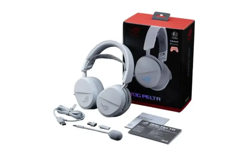 ASUS adds ROG Pelta White headset with multi-device support
