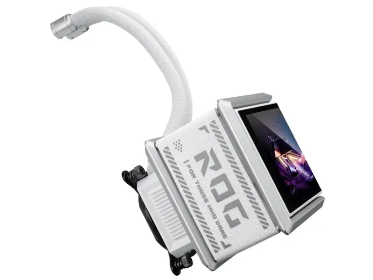 ASUS launches white edition of ROG Ryuo IV SLC 360 ARGB cooler