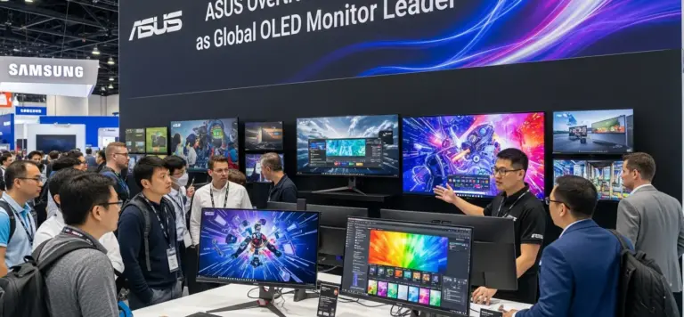 ASUS takes top spot as Q3 OLED monitor shipments surge
