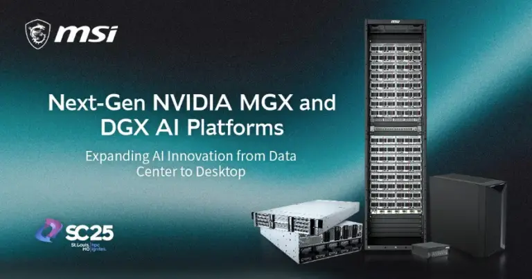 MSI to unveil new AI systems at Supercomputing 2025