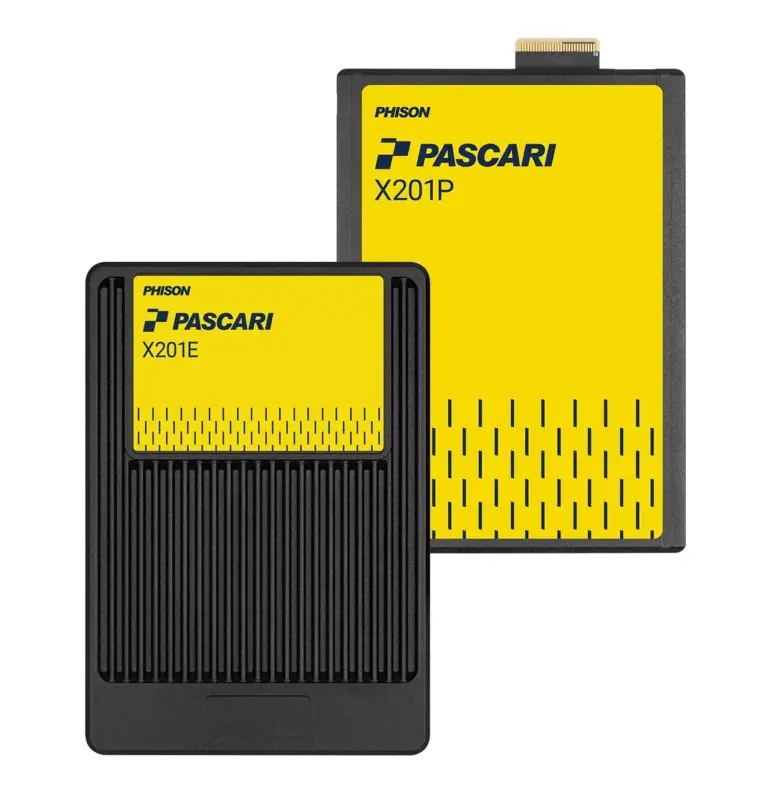 Phison unveils Pascari X201 and D201 PCIe 5 SSDs