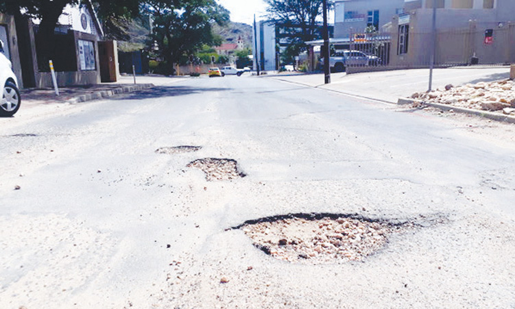 Windhoek admits pothole crisis as roads crumble