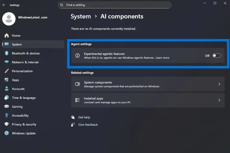 Windows Insider build adds autonomous background AI Agent